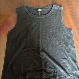 Banana Republic Linen Black Sleeveless Tank Top